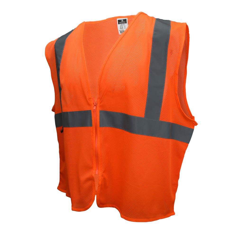 Radians Economy Type R Class 2 Safety Vest Hi Viz Orange L/XL