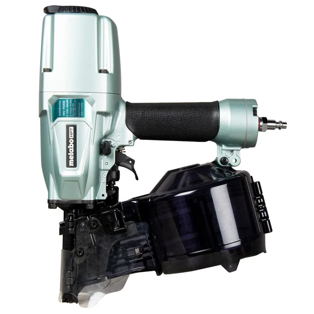 Metabo HPT NV75A5 Pneumatic 3in Siding/Light Framing Sheathing Coil Nailer