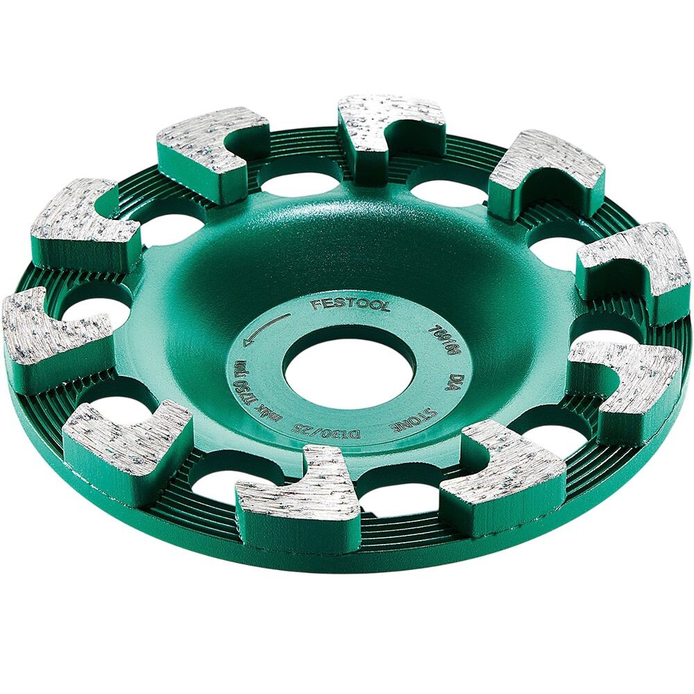 Festool DIA STONE-D130 130 Milimeter Single Row Segmented Rim Diamond Cup Disc for Hard Materials