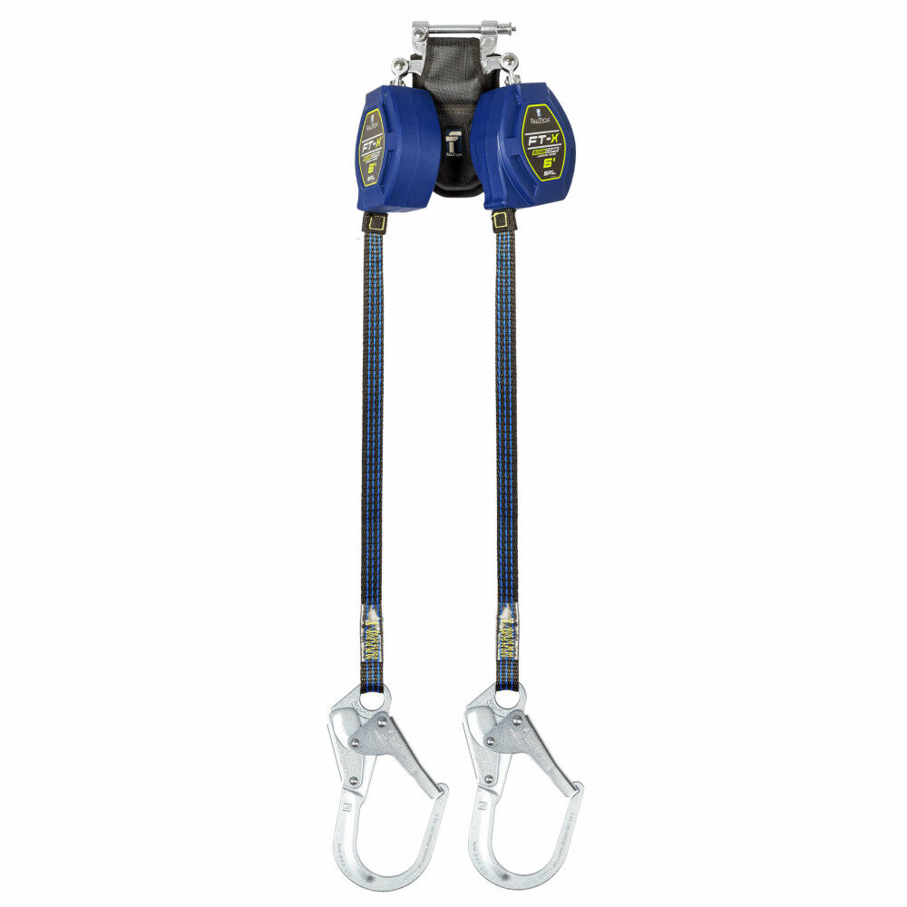Falltech 6ft FT-X EdgeCore Class 2 Twin-Leg LE SRL with Steel Rebar Hook