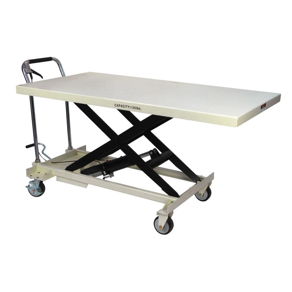 JET Jumbo Scissor Table 1100-Lb Capacity