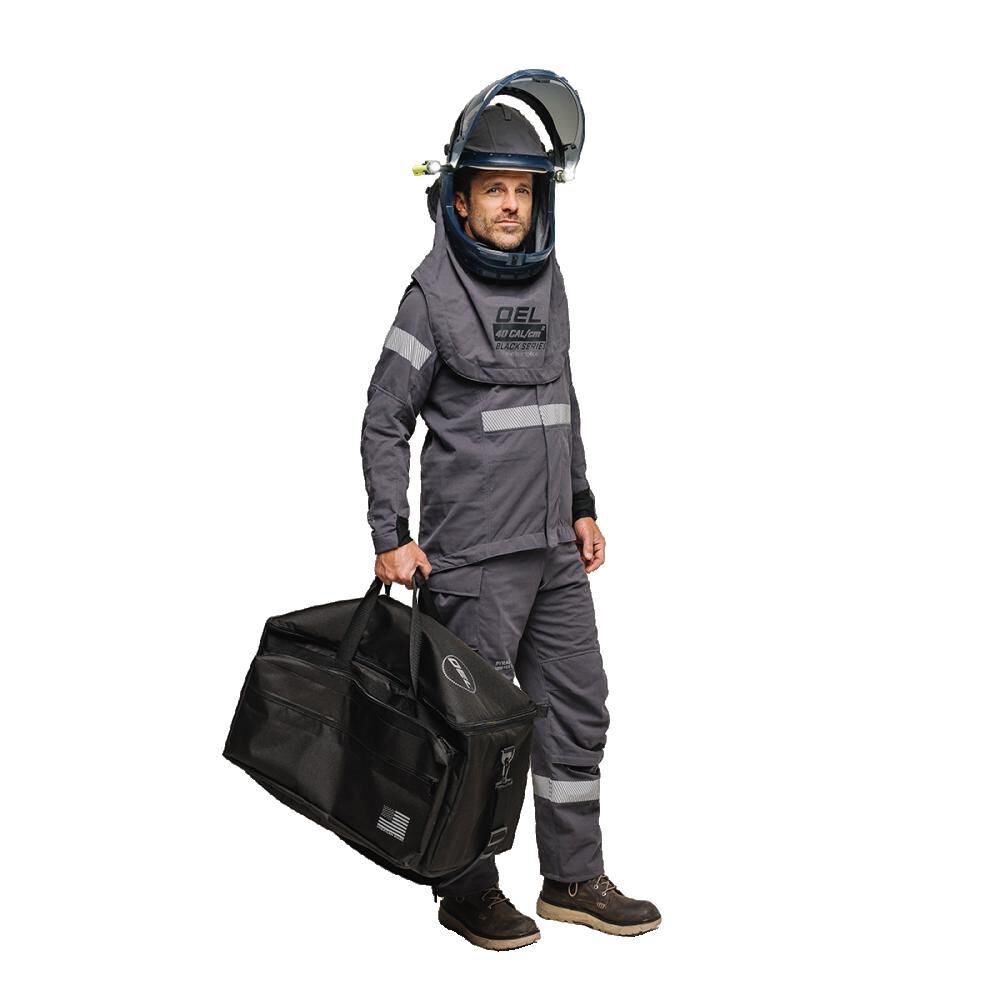 OEL 40 Cal Jacket and Bib Overall Kit Mens Charcoal Gray 2X