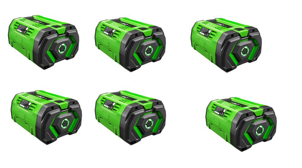 EGO POWER+ 56V 10Ah Lithium Ion Power Tool Battery Pack with Fuel Indicator (6 Pack)