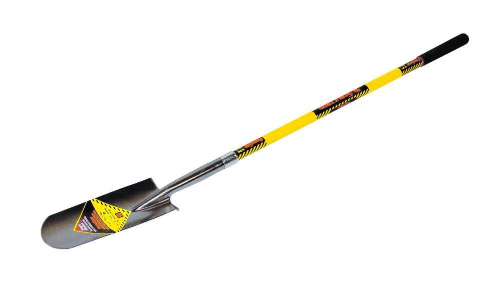 Structron Drain Spade Yellow Fiberglass Handle Cushion Grip
