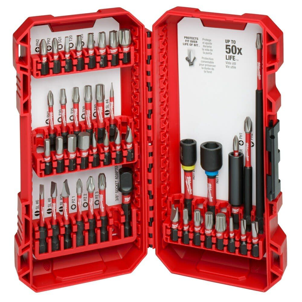 Milwaukee SHOCKWAVE Impact Duty Driver Bit Auto Set, 43 Pieces