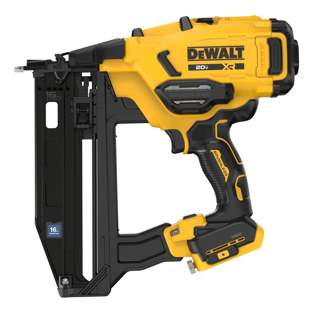 DEWALT 20V MAX XR 16 Gauge Straight Finish Nailer (Bare Tool)