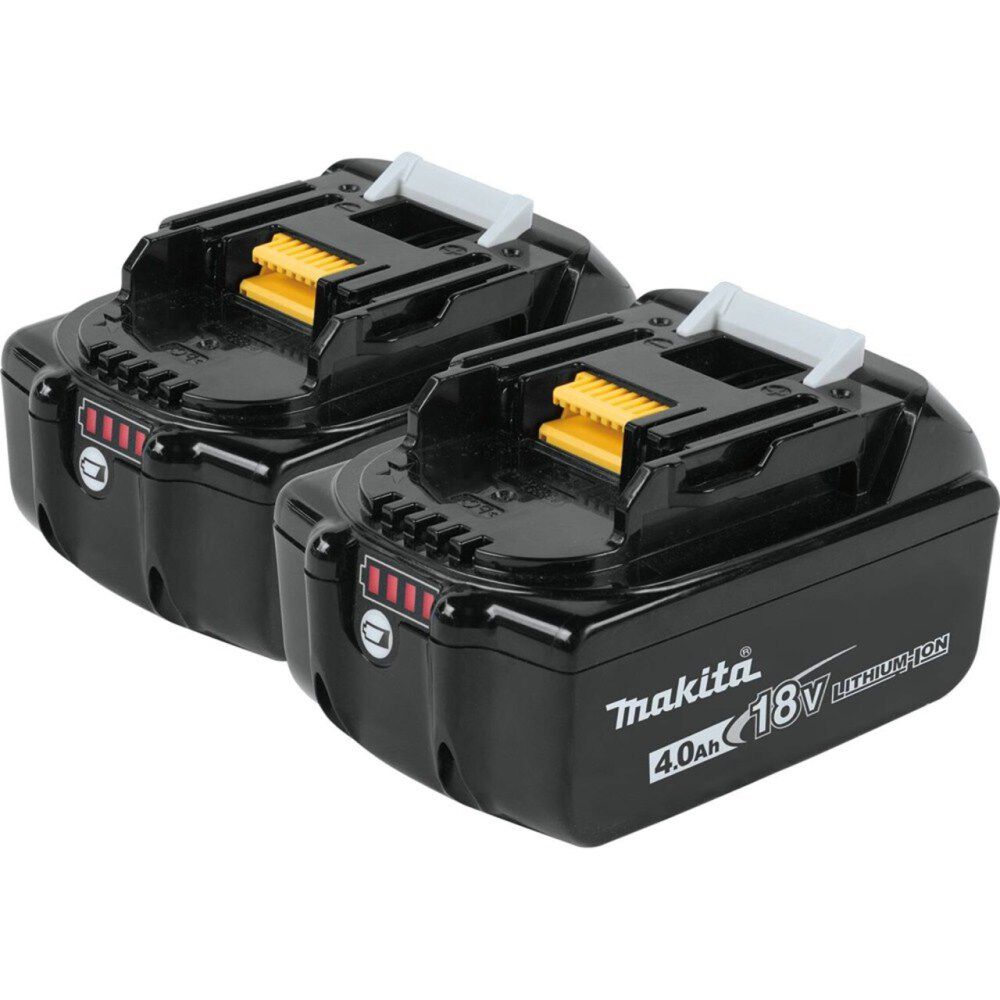 Makita 18V LXT 18V 4Ah Lithium Ion Power Tool Battery Pack with Fuel Indicator (2 Pack)