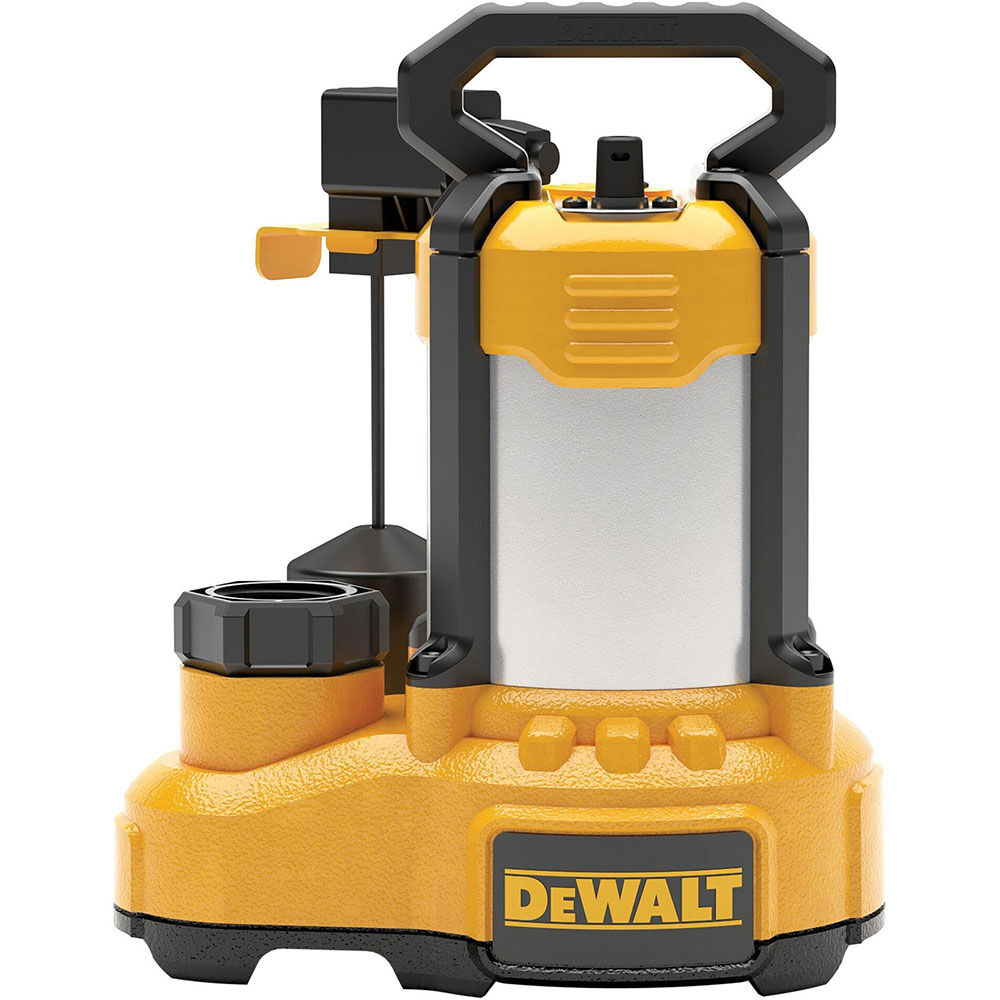 DEWALT Submersible Sump Pump 1/2 HP Stainless Steel/Cast Iron Vertical