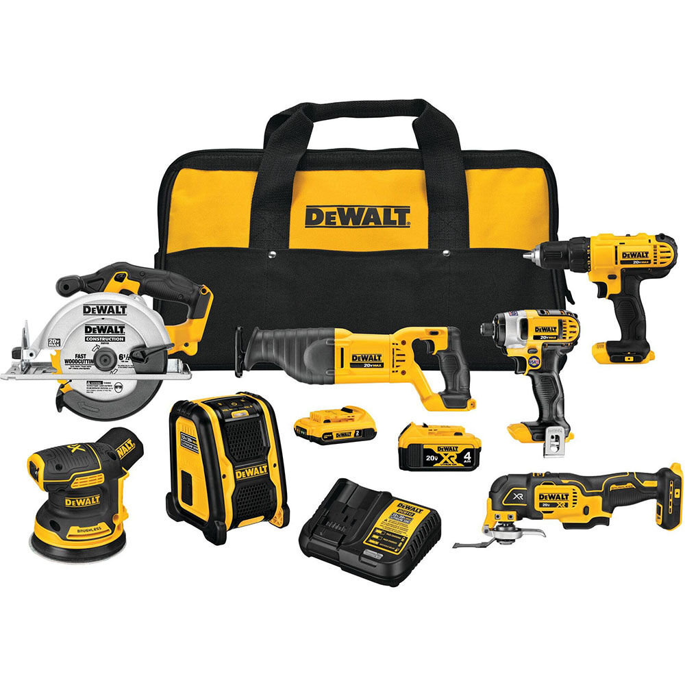 DEWALT 20V MAX 7pc Cordless Combo Kit
