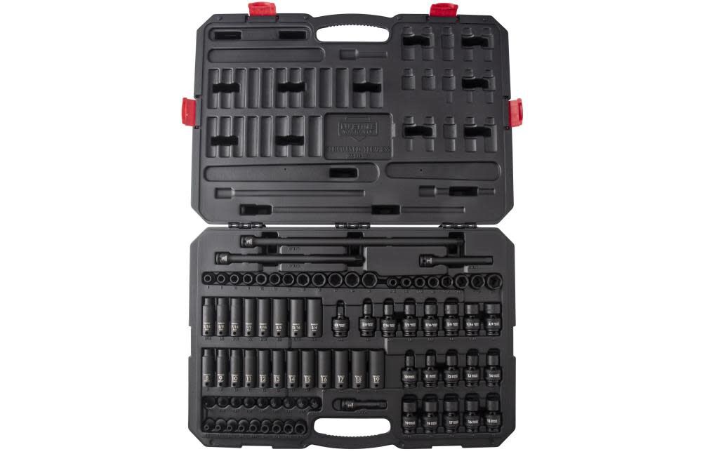 Sunex 80 pc. 3/8 In. Drive Master Impact Socket Set