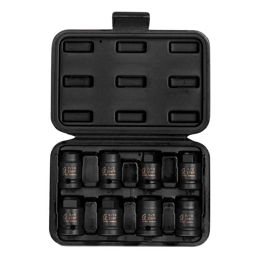 Sunex 8 pc. 1/2 In. Dr Pipe Plug Socket Set