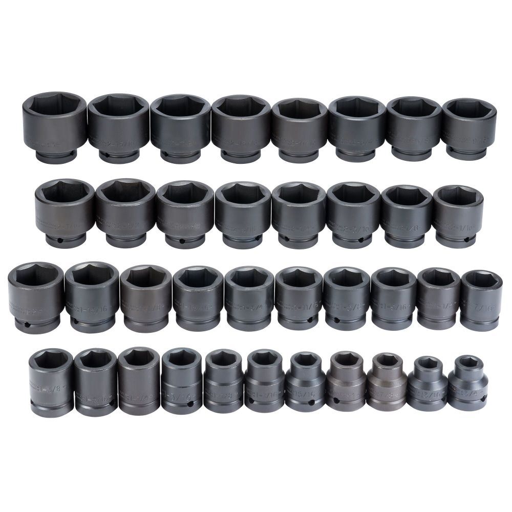 Proto 1in Drive 6pt Impact Socket Set 37pc