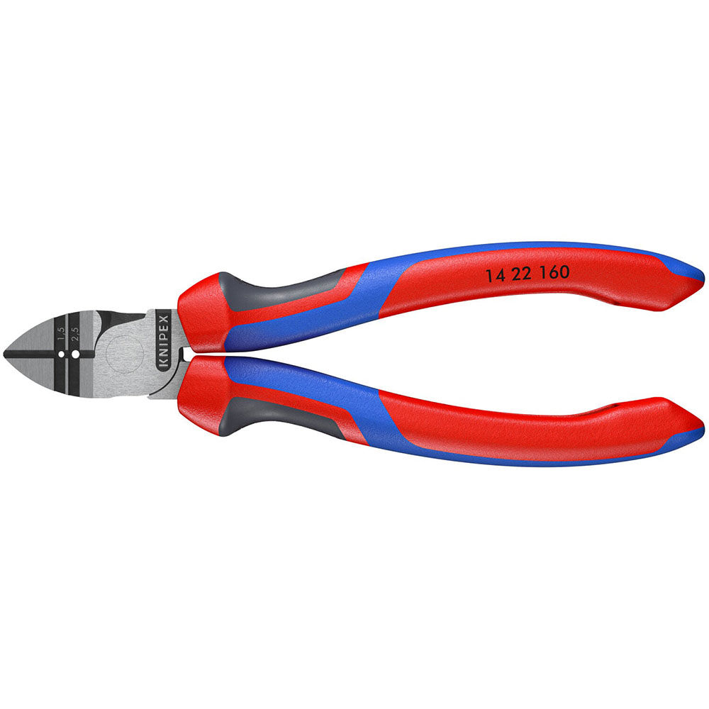 Knipex 6-1/4 Inch Vanadium Steel Diagonal Cutting Plier with Stripper