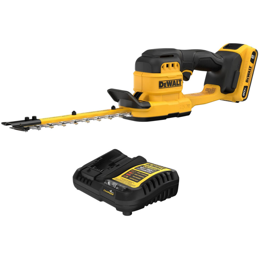 DEWALT 20V MAX 8 Inch Cordless Compact Hedge Trimmer Kit