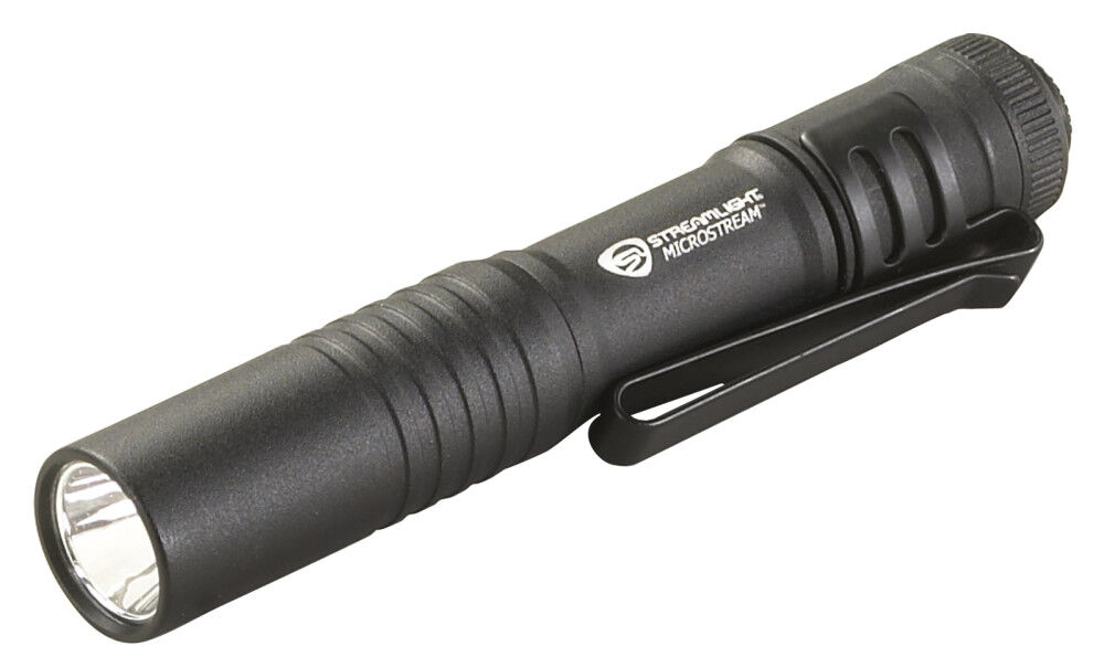 Streamlight Flashlight Black C4 LED 1AA Microstream Handheld