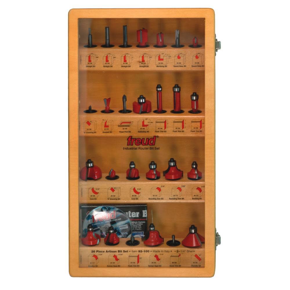 Freud 26 piece Artisan Bit Set