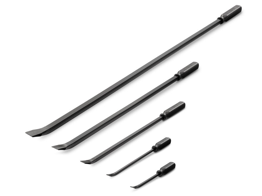 Tekton Angled End Handled Pry Bar Set, 5-Piece (12, 17, 25, 36, 45 Inch)