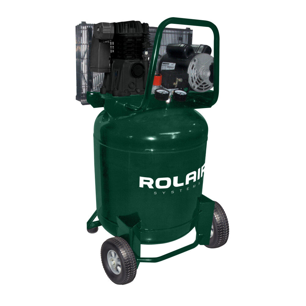 Rolair 29 Gallon 2HP 6.2 CFM Electric Wheeled Portable Air Compressor