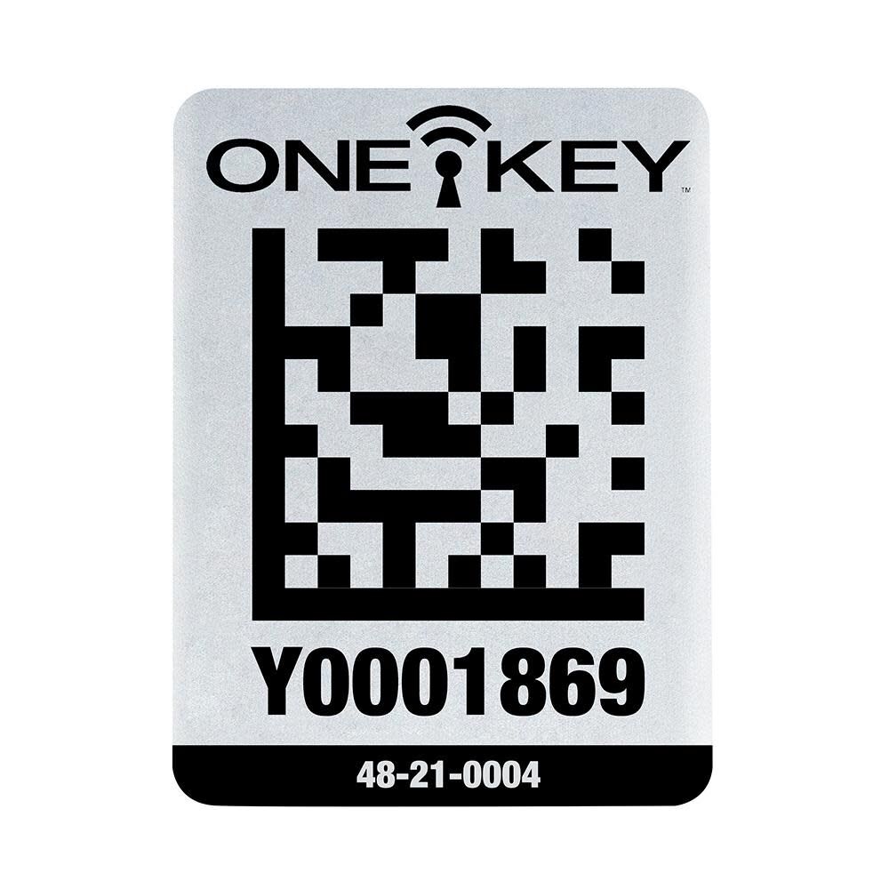 Milwaukee ONE-KEY Asset ID Tag Large for Metal Surface (25pc)