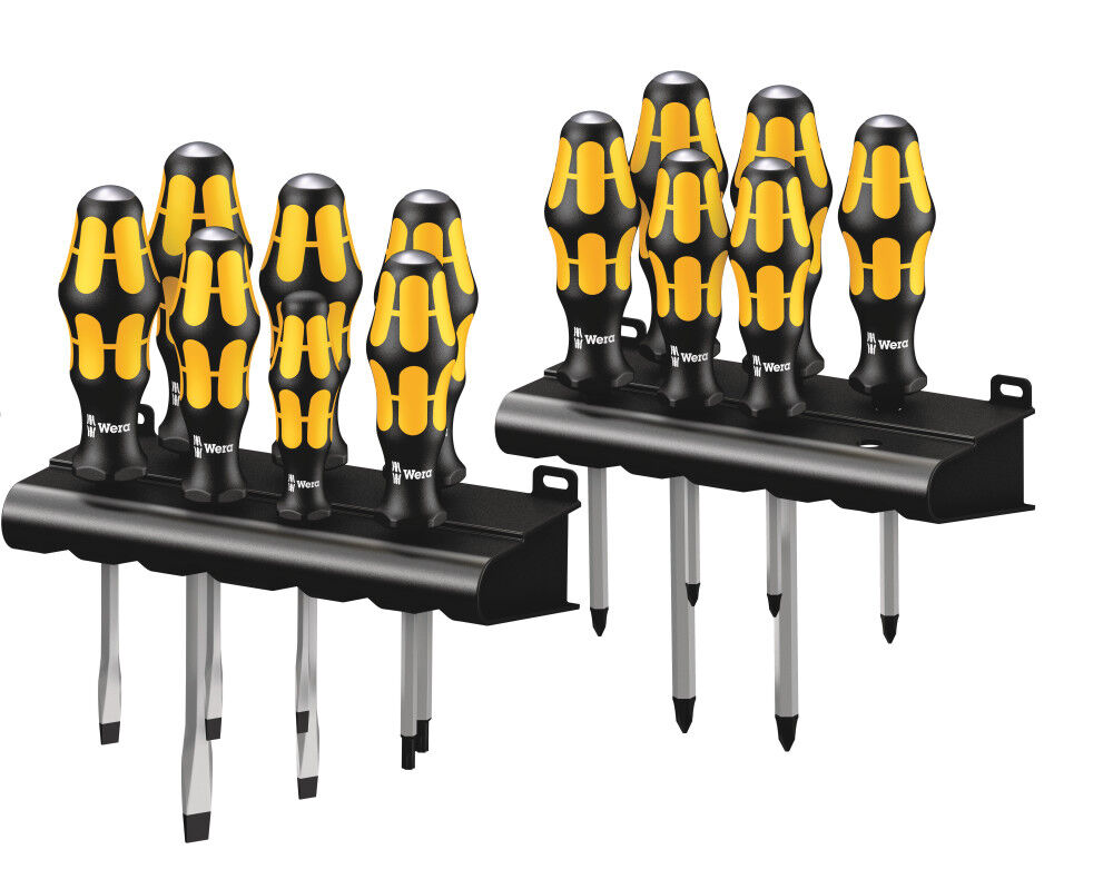 Wera Tools 13pc Kraftform Big Pack 900 Chiseldriver Screwdriver Set