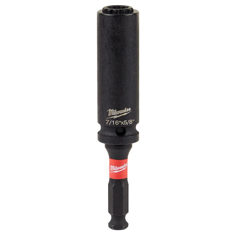 Milwaukee Shockwave Lineman’s 12PT 7/16in & 5/8in 2-in-1 Socket