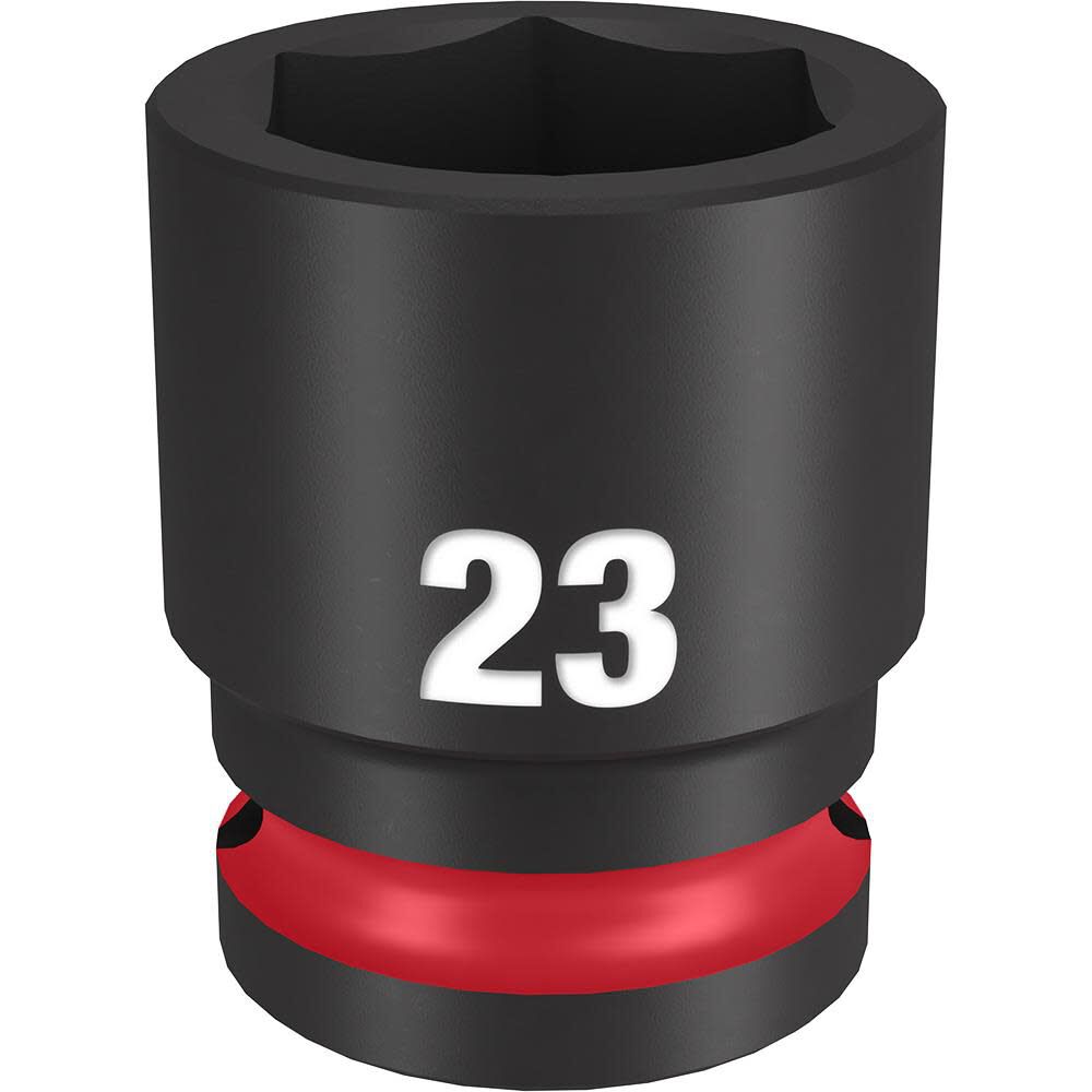 Milwaukee Impact Socket 1/2in Drive 23mm Standard 6 Point