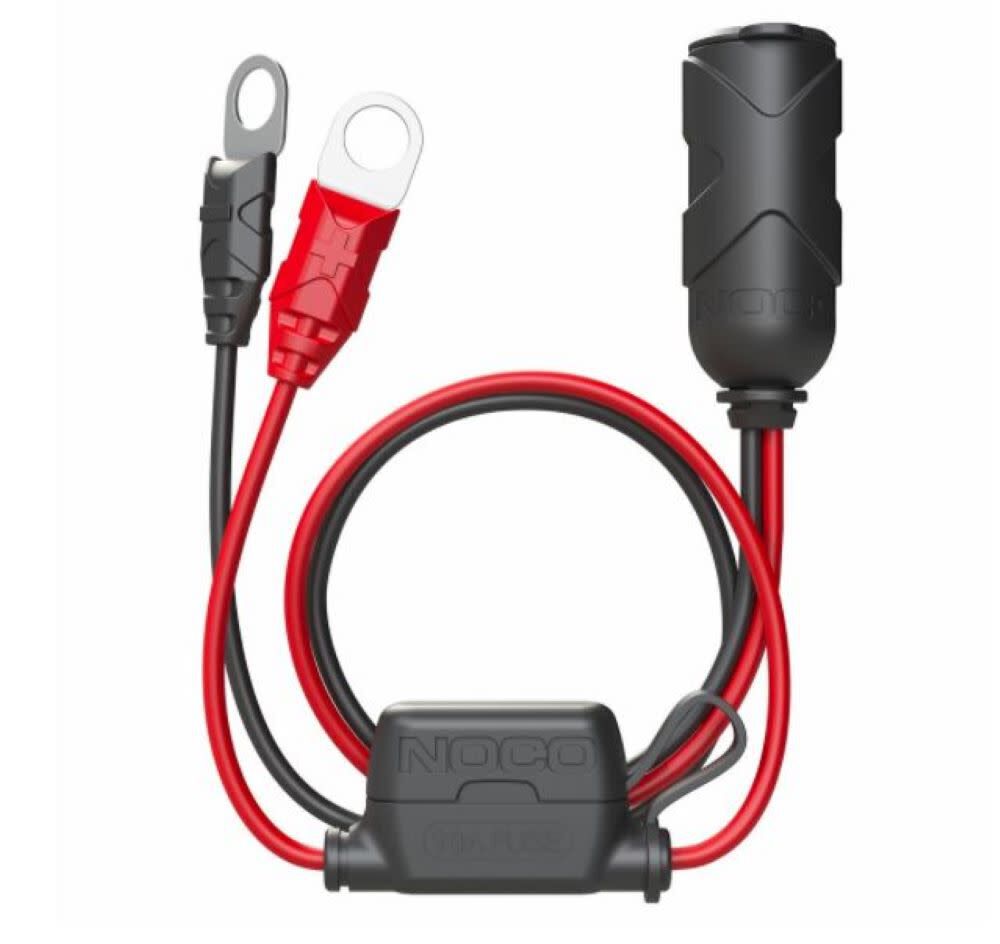 Noco 12V 15A Adapter Plug with 3/8in Eyelet Terminals
