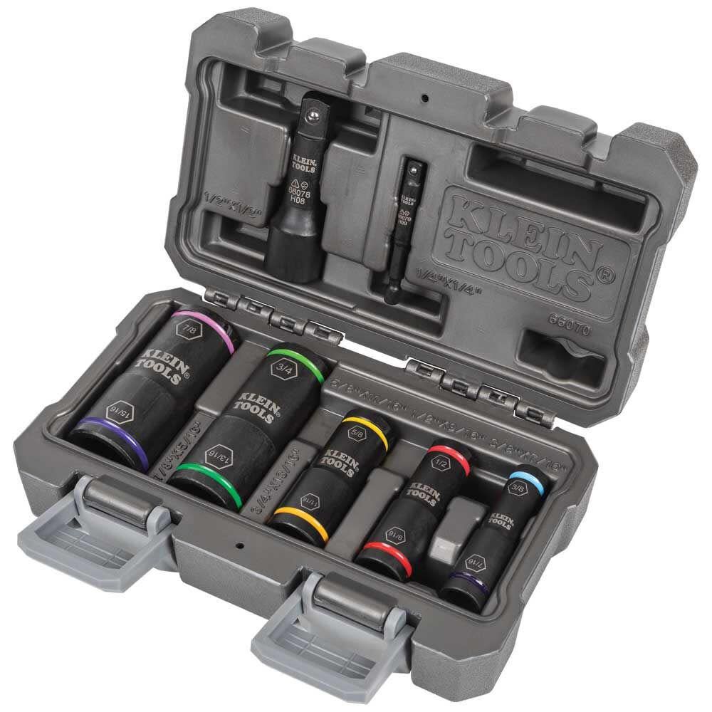 Klein Tools Flip Impact Socket Set 7pc
