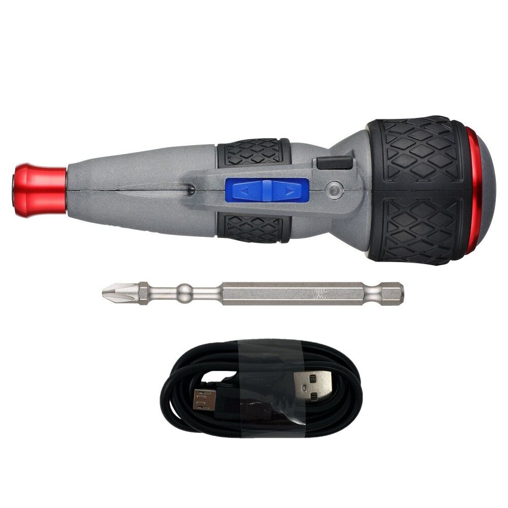VESSEL e-Assist High-Speed Cordless Electric Screwdriver 3.6V USB Ball Grip 1200 RPM 1/4 Inch Hex