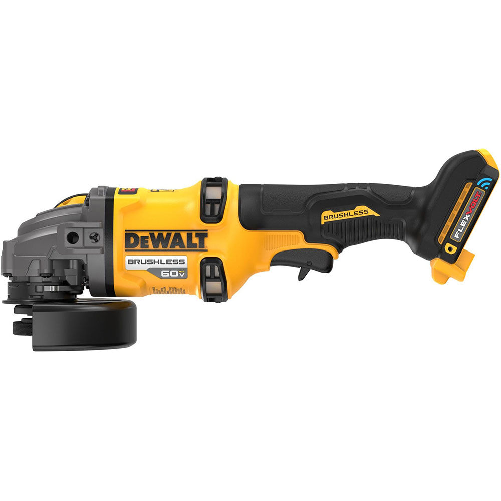 DEWALT 60V MAX 4-1/2 Inch – 6 Inch Side Handle Detect Grinder (Bare Tool)