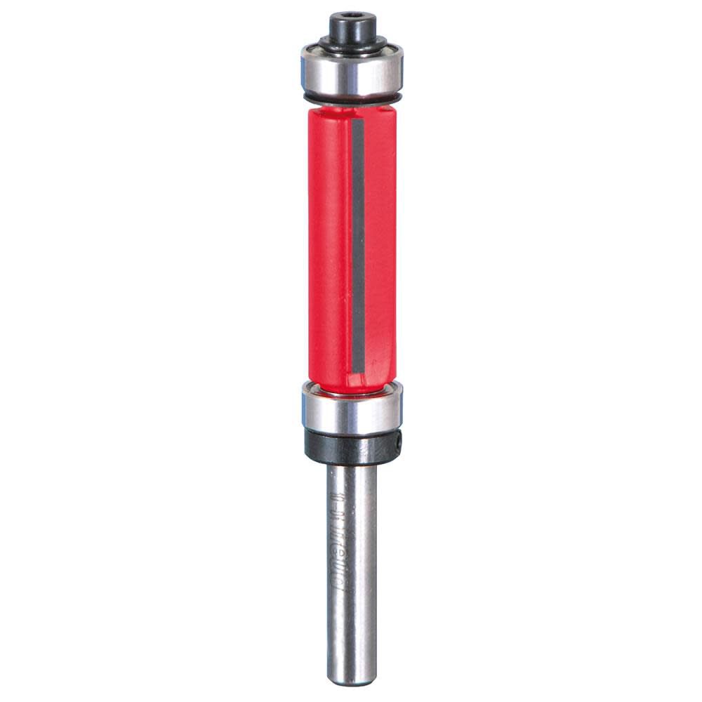 Freud 1/2 In. (Dia.) Top & Bottom Bearing Flush Trim Bit with 1/4 In. Shank