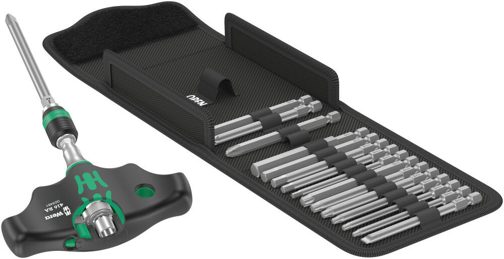 Wera Tools 17pc Kraftform Kompakt 400 RA Set 1