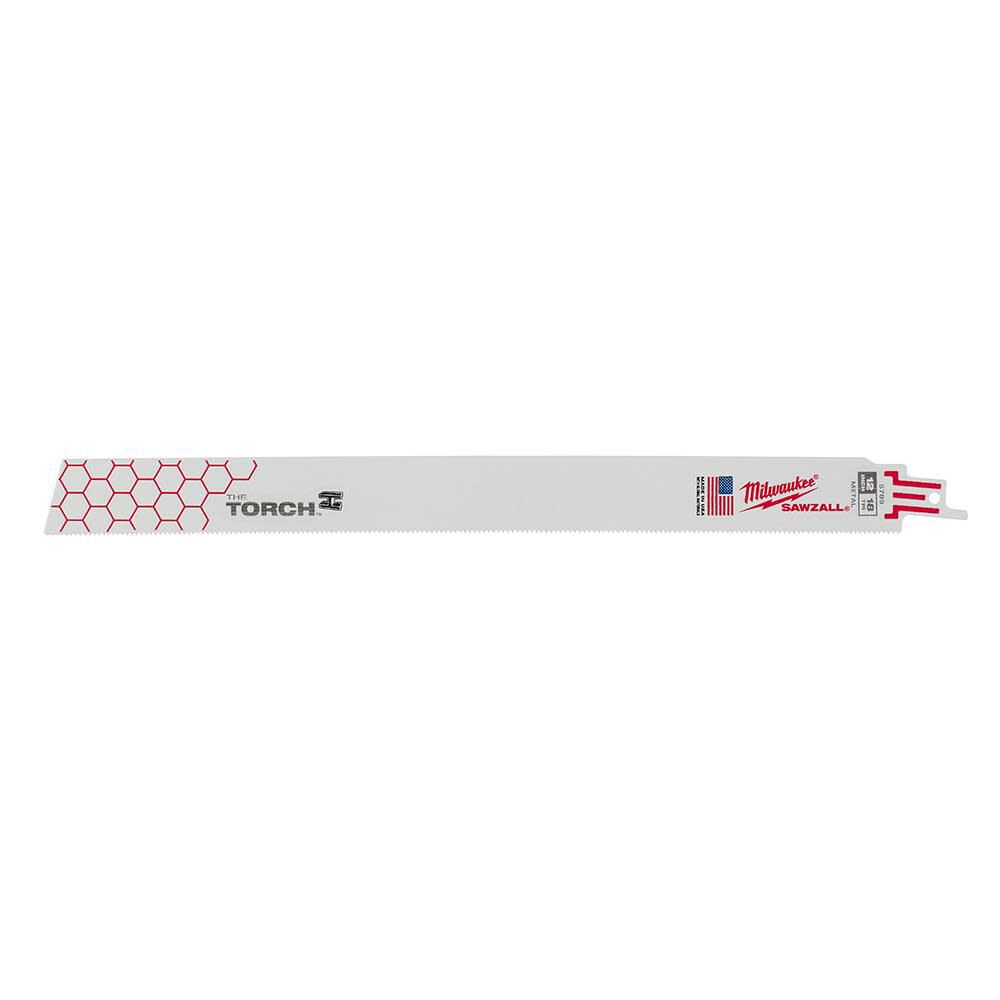 Milwaukee 12 in. 18 TPI THE TORCH SAWZALL Blade 25PK