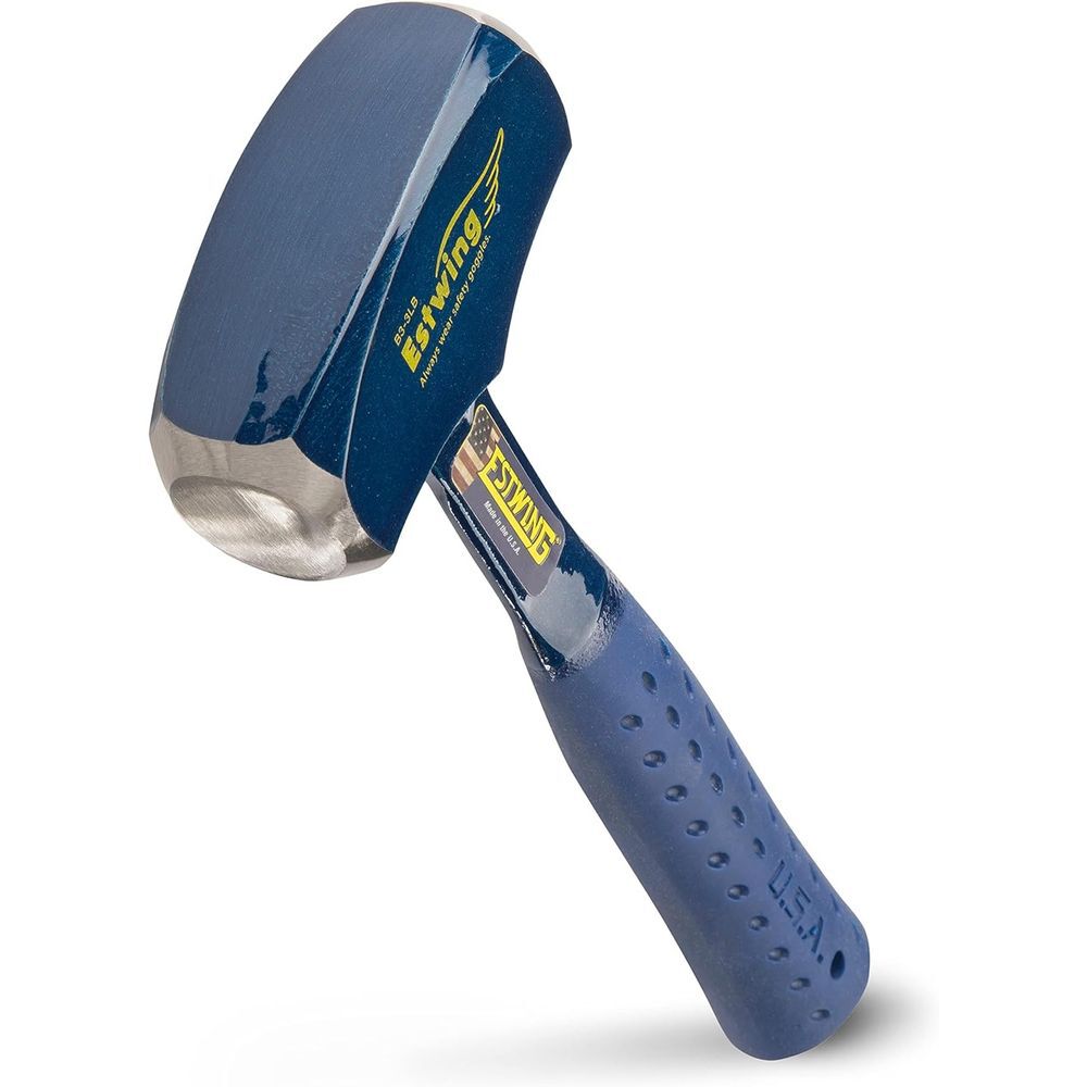 Estwing 3 Lbs Steel Head Mash Hammer with 11 Inch Nylon Cushion Grip Handle