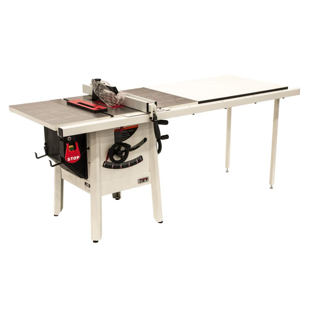 JET JPS-10 ProShop II, 10 In. Table Saw with Steel Wings, Extension Table, 52-Inch Rip, 1Ph 115V