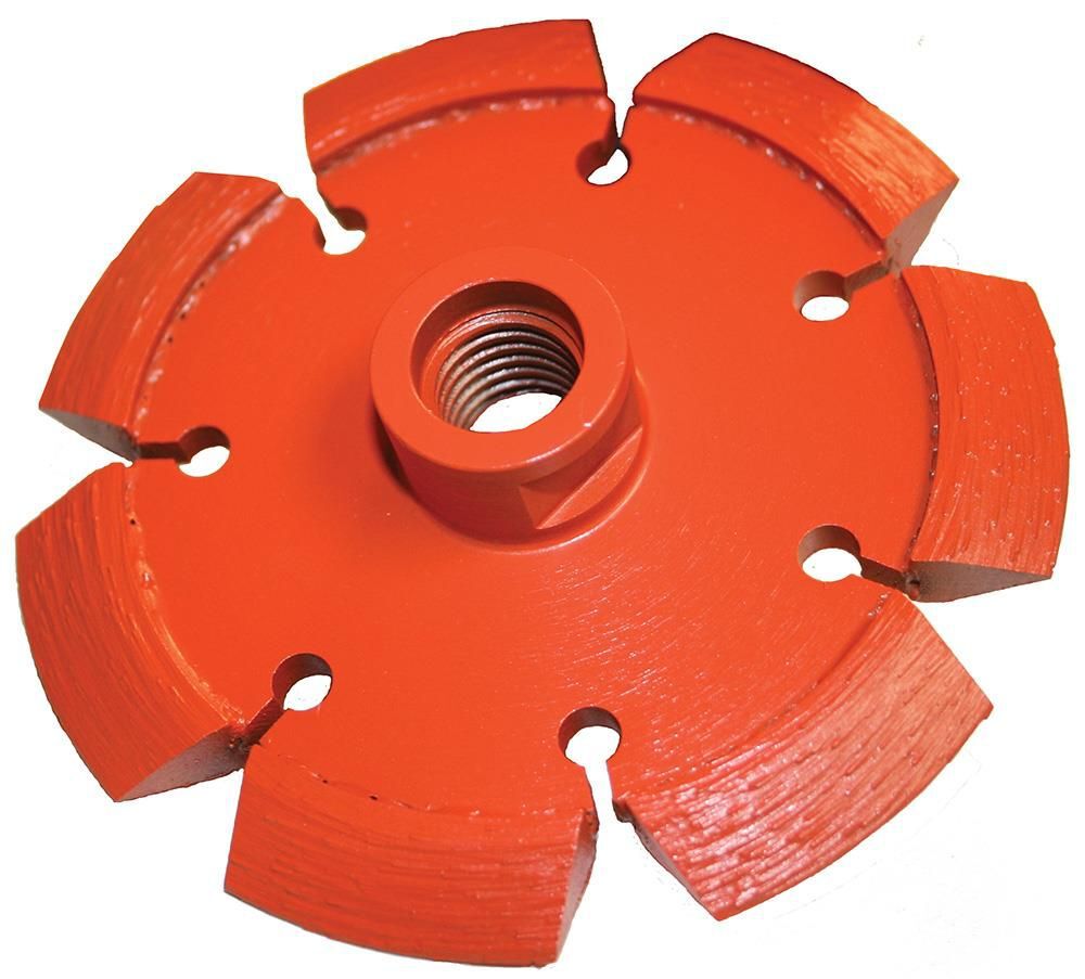 Diamond Products 4 Inch Heavy Duty Orange Segmented Diamond V-Crack Blade for Brick and Block