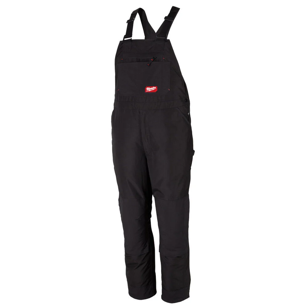 Milwaukee FREEFLEX Insulated Bib Overalls Black Short XL