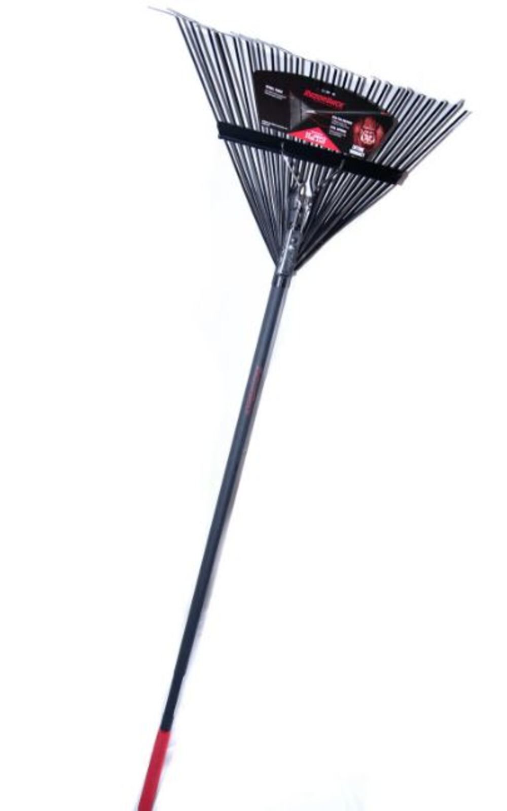 Razorback Razor-Back 24 Tine Steel Head Leaf Rake with 54in Wood Handle