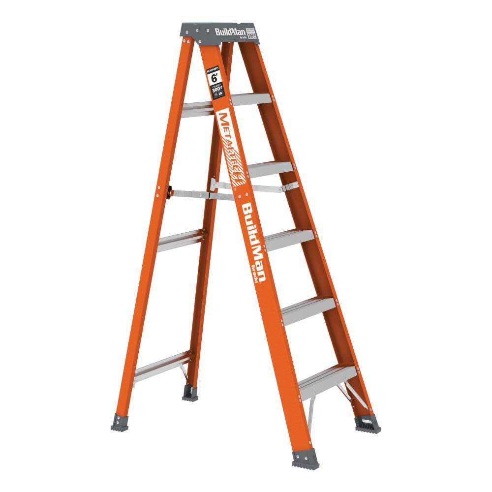 Metaltech 6 Foot Fiberglass Step Ladder