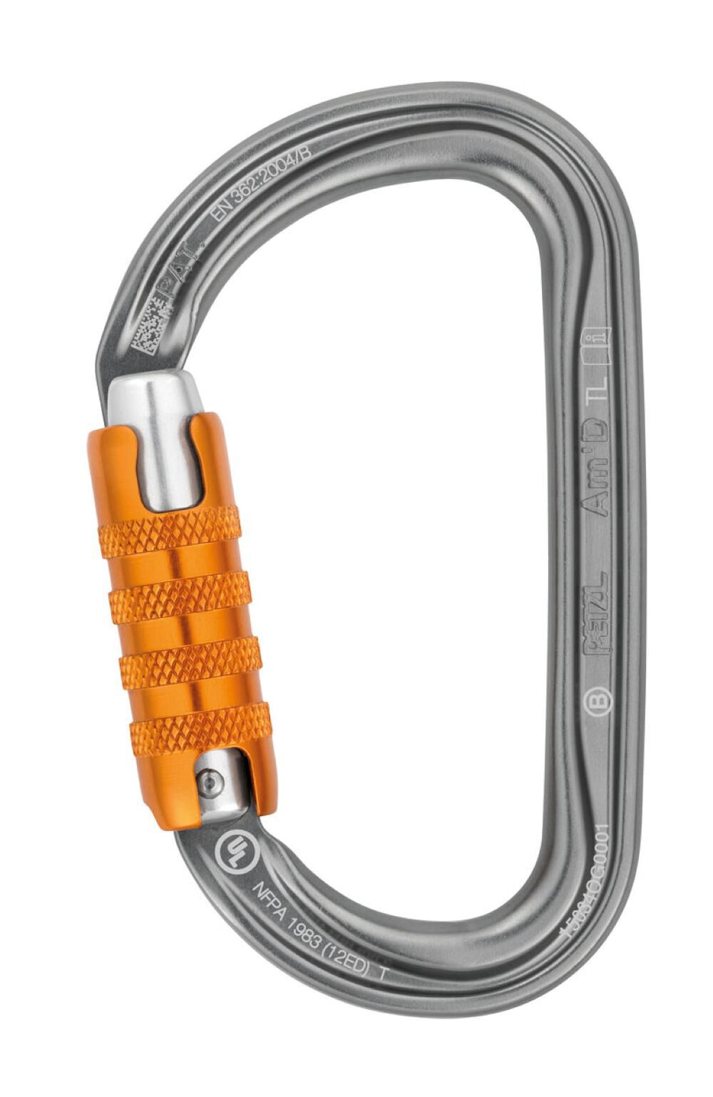 Petzl TRIACT-LOCK AM’D H-frame carabiner, NFPA