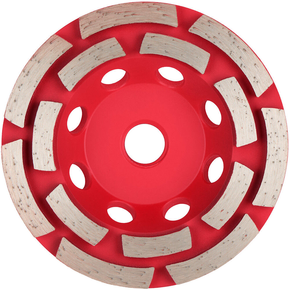 Milwaukee DIAMOND MAX 4 Inch Double Row Segmented Rim Diamond Cup Wheel for Concrete Grinding
