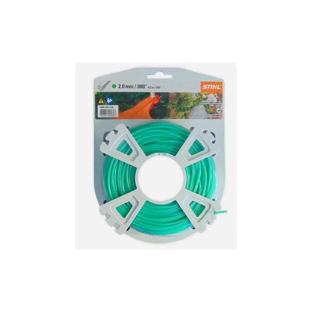 Stihl 0.08in Diameter x 200′ Green Nylon Trimmer Line