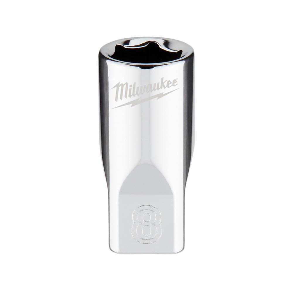 Milwaukee 1/4 in. Drive 8mm Metric 6-Point Socket