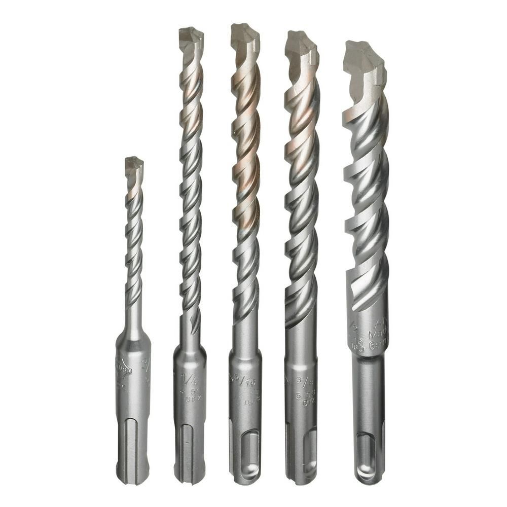 Milwaukee 5-Piece SDS-Plus M/2 Kit
