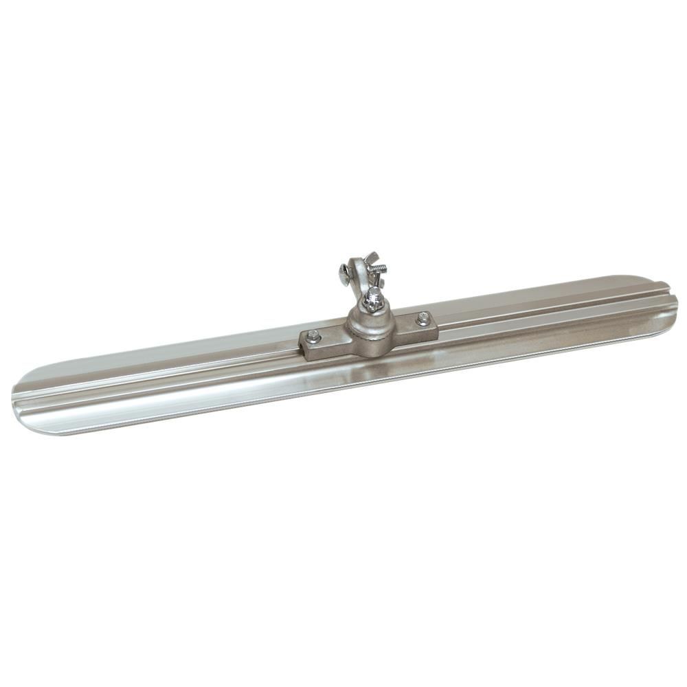Kraft Tool Co 36 In. x 3-1/4 In. Round End Walking Magnesium Float with Clevis Bracket