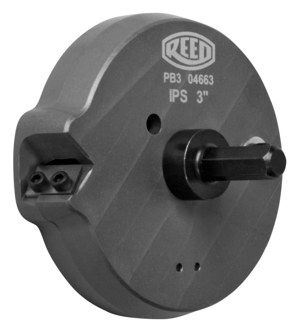 Reed Mfg Chamfer Tool for Plastic Pipe, 3 Inch Drill Powered PB3 (04663)