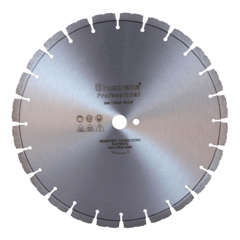 Husqvarna Construction 20 Inch Segmented Diamond Blade for Concrete