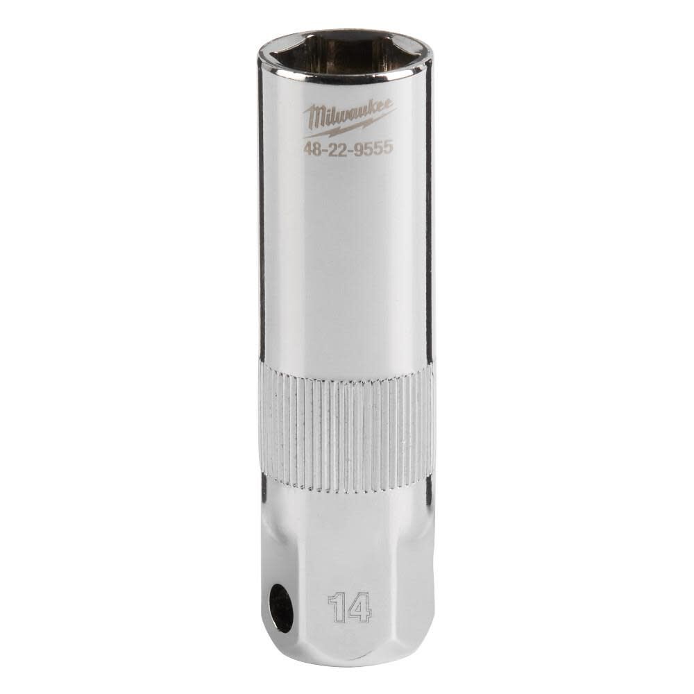 Milwaukee 3/8in Drive 14mm Spark Plug Socket