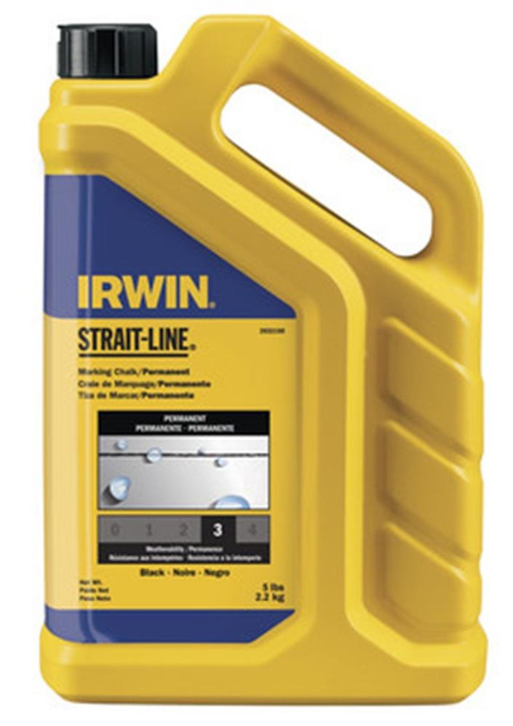 Irwin 5 lb Black Chalk Permanent