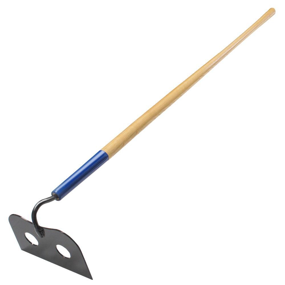 Kraft Tool Co 10 In. x 6 In. Heavy-Duty Mortar Hoe with 66 In. Wood Handle